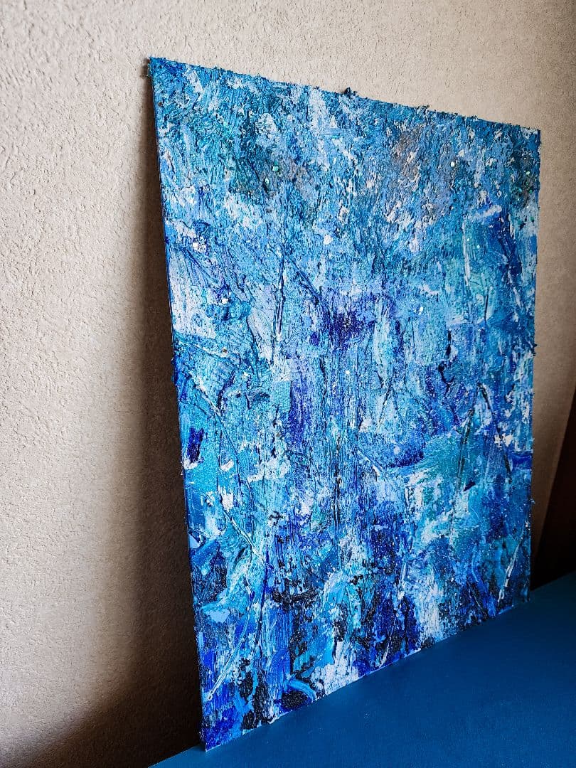 アクリル画　抽象画