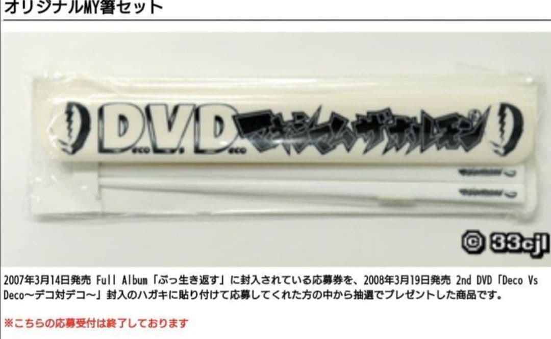 マキシマムザホルモン 非売品 MY箸セット