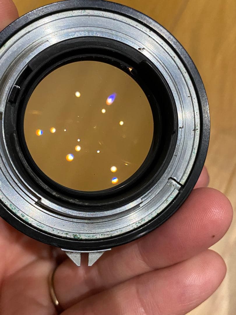 Nikon D40銀デジタル一眼　オールドレンズニッコールS 1:1.4 50㎜