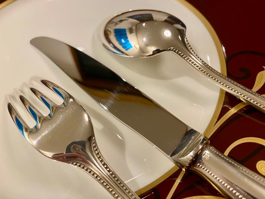 【1組限定アウトレット特価品☆】クリストフル パール テーブルサイズカトラリー