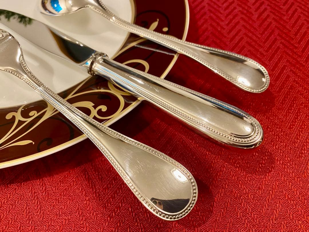 【1組限定アウトレット特価品☆】クリストフル パール テーブルサイズカトラリー