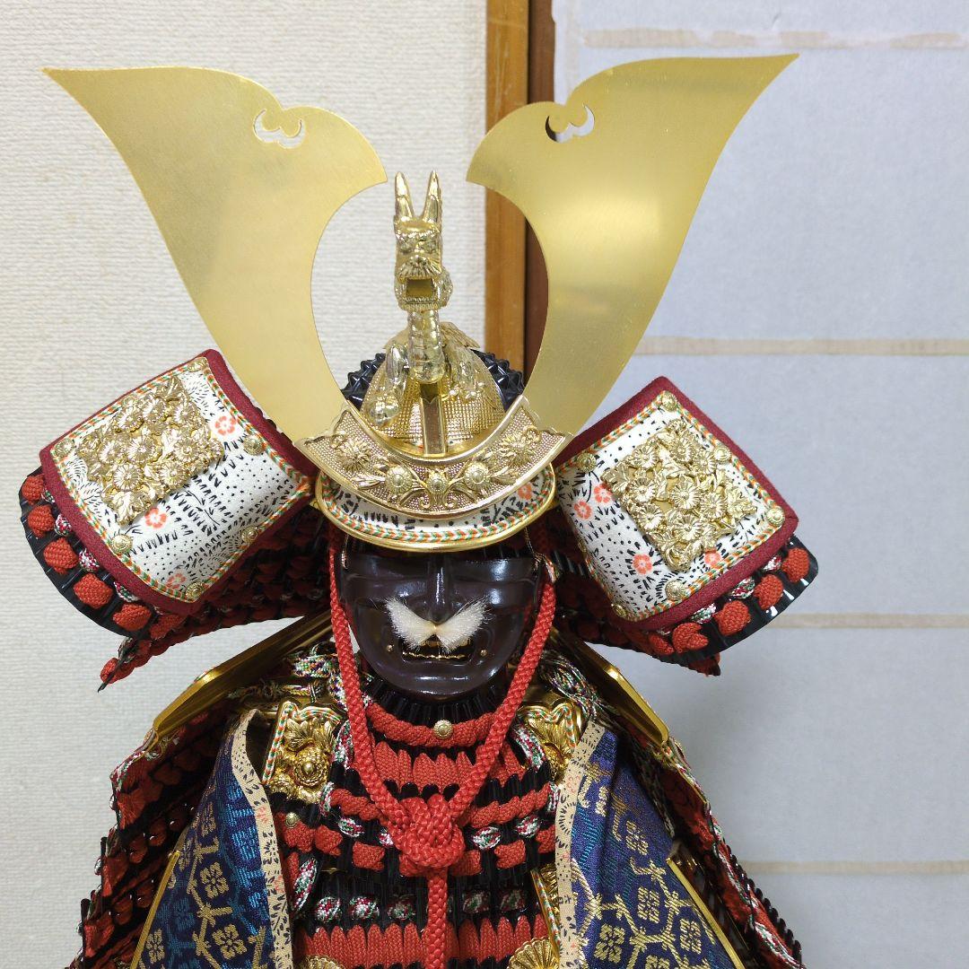 秀山作　五月人形 武士の甲冑人形