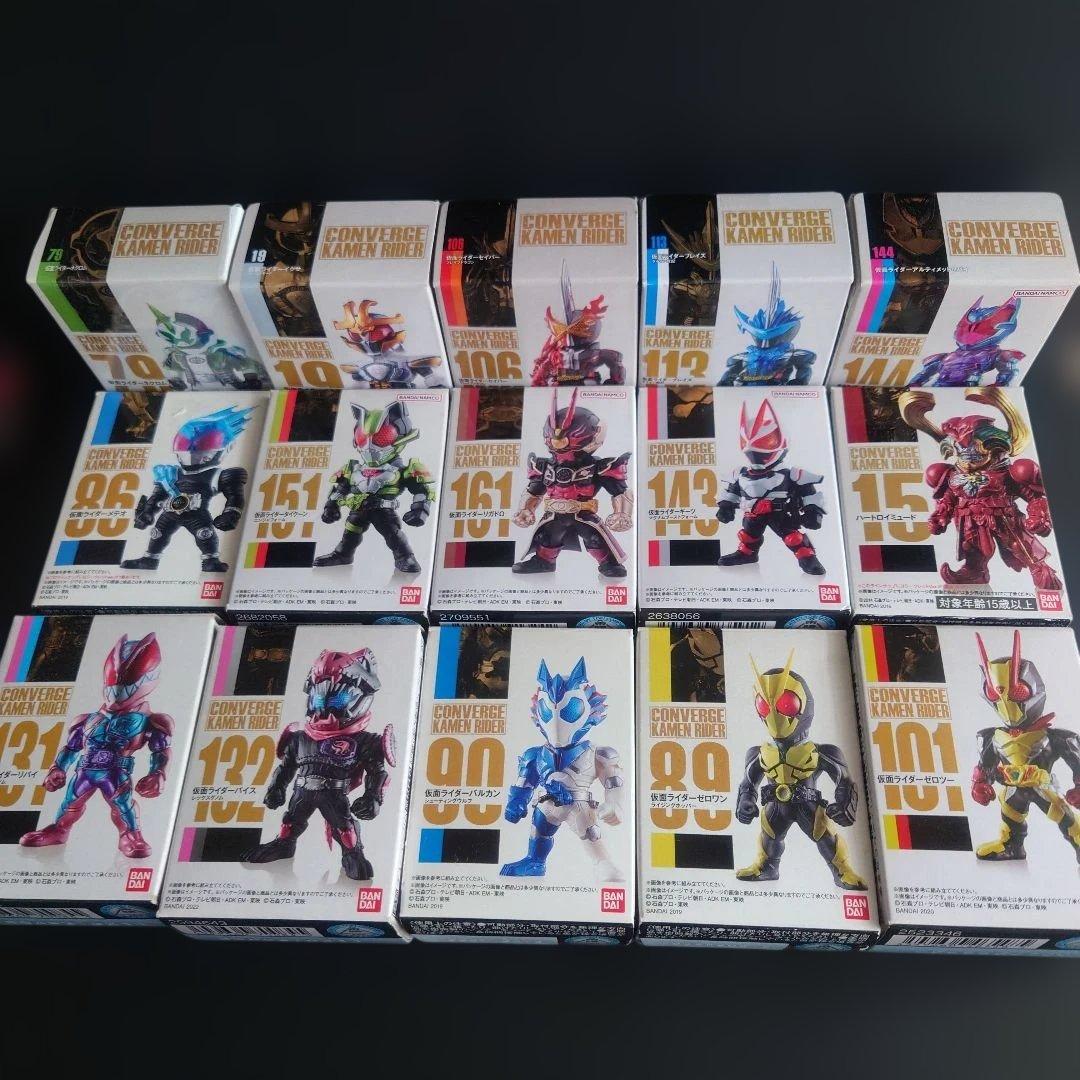 CONVERGE KAMEN RIDER 　コンバージ仮面ライダー 77体