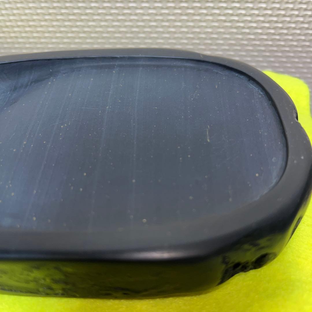 ⭕️雨畑硯　雨畑真石　硯匠　瑞軒　天然硯　マニア好み作品　希少　石紋の星が金色