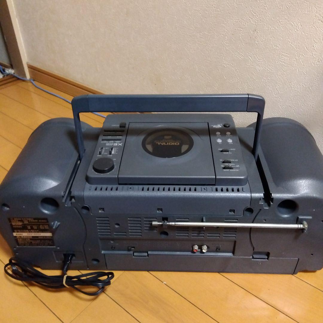 SHARP コンパクトディスク　ステレオダブルカセット　QT-77CD