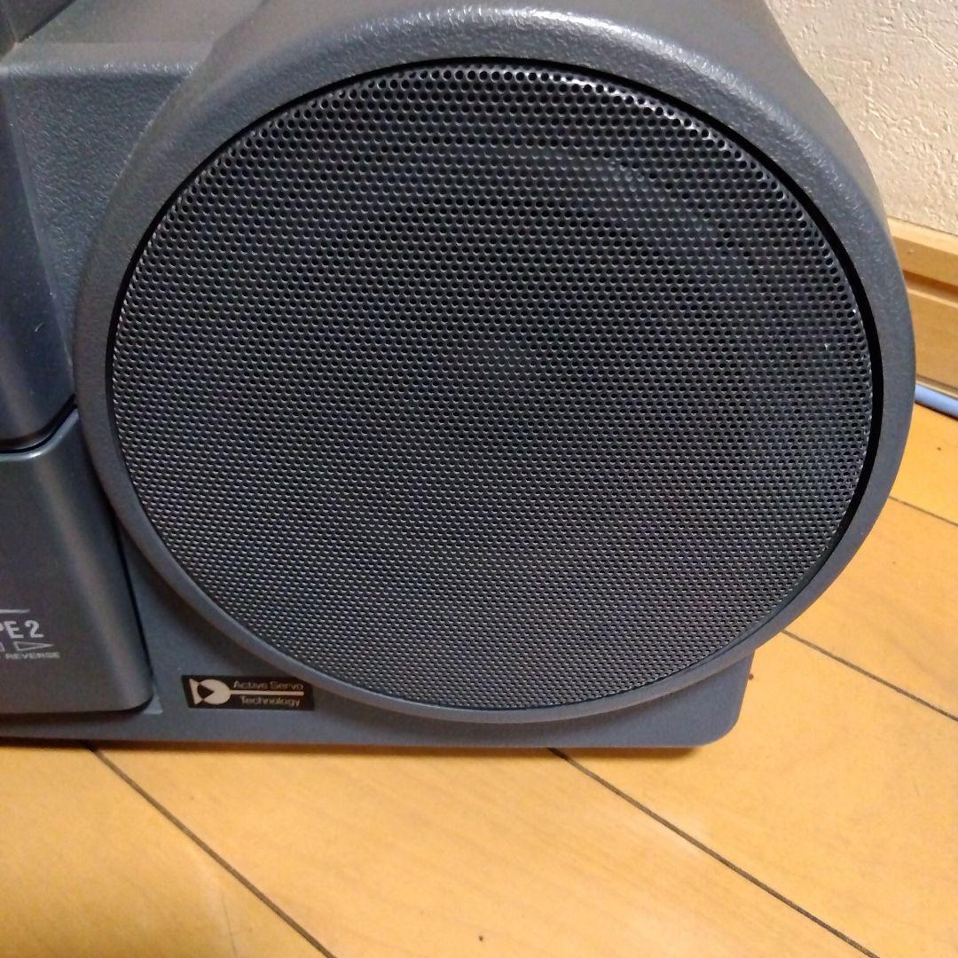 SHARP コンパクトディスク　ステレオダブルカセット　QT-77CD