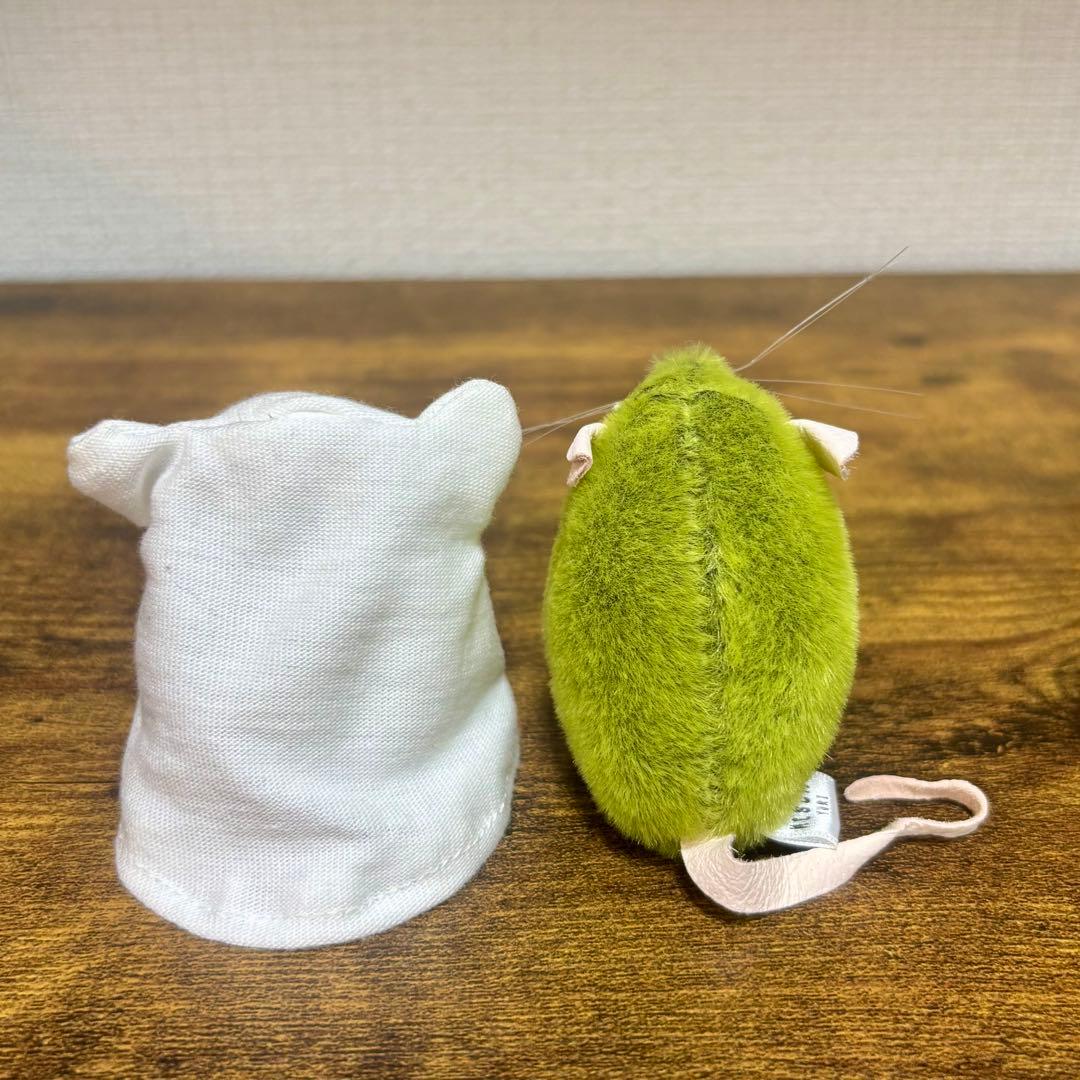 三角ユウリ　マウスぬいぐるみ　オバケ　緑