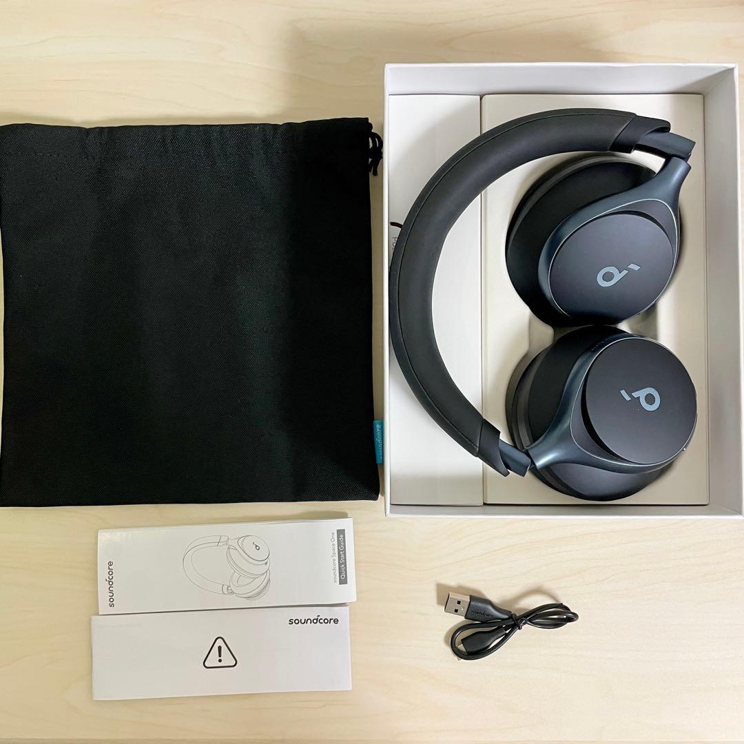 Anker Soundcore Space One ワイヤレスヘッドホン充電器付