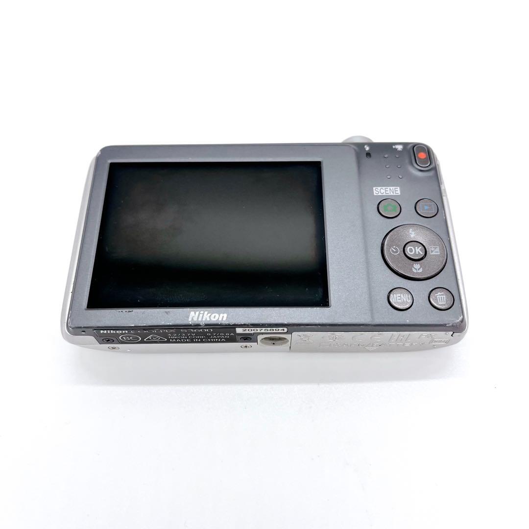 Nikon COOLPIX デジタルカメラ S3600 シルバー