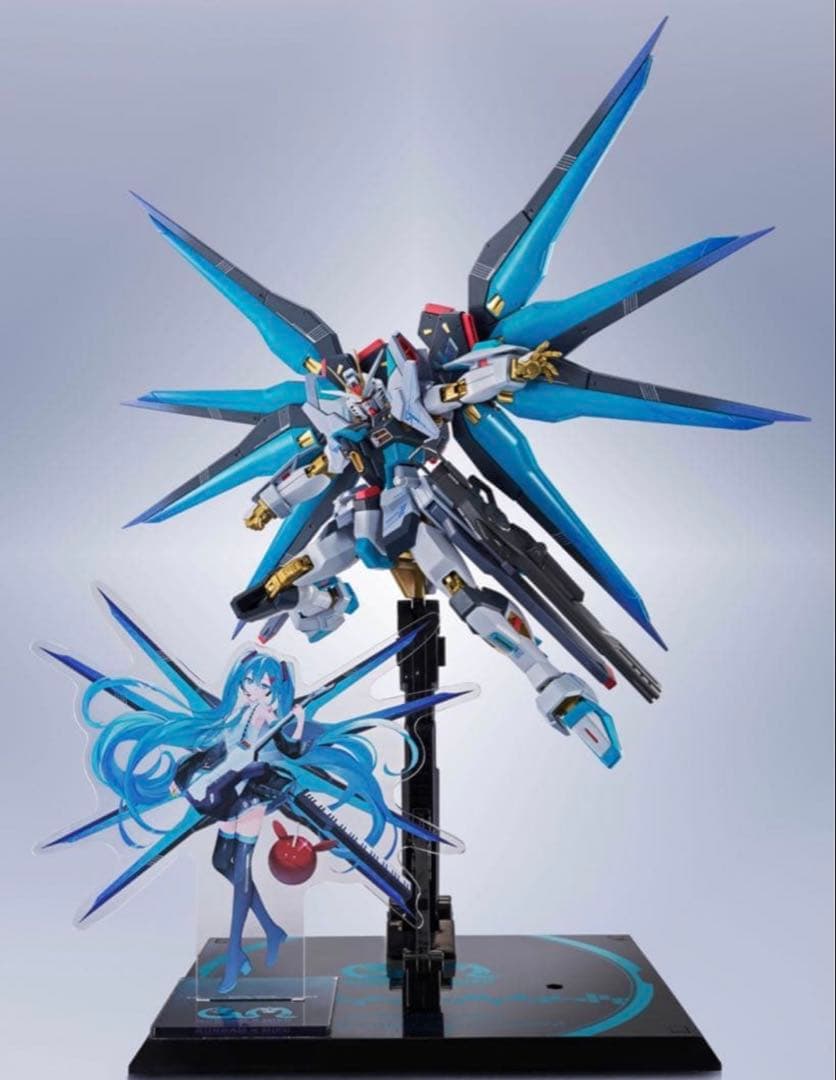 新品未開封L BUILD ゴッドガンダムメタルロボットストフリ初音ミク