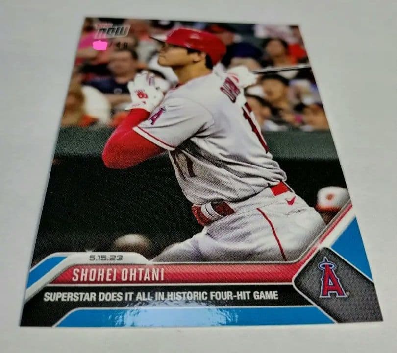 限定49枚 ブルーパラレル☆大谷翔平　Topps カード　シリアルナンバー