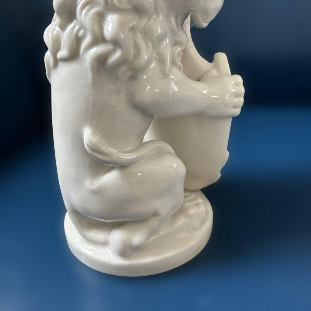 ニュンヘンブルグ Nymphenburg 置物 ライオン 陶器 フィギュリン