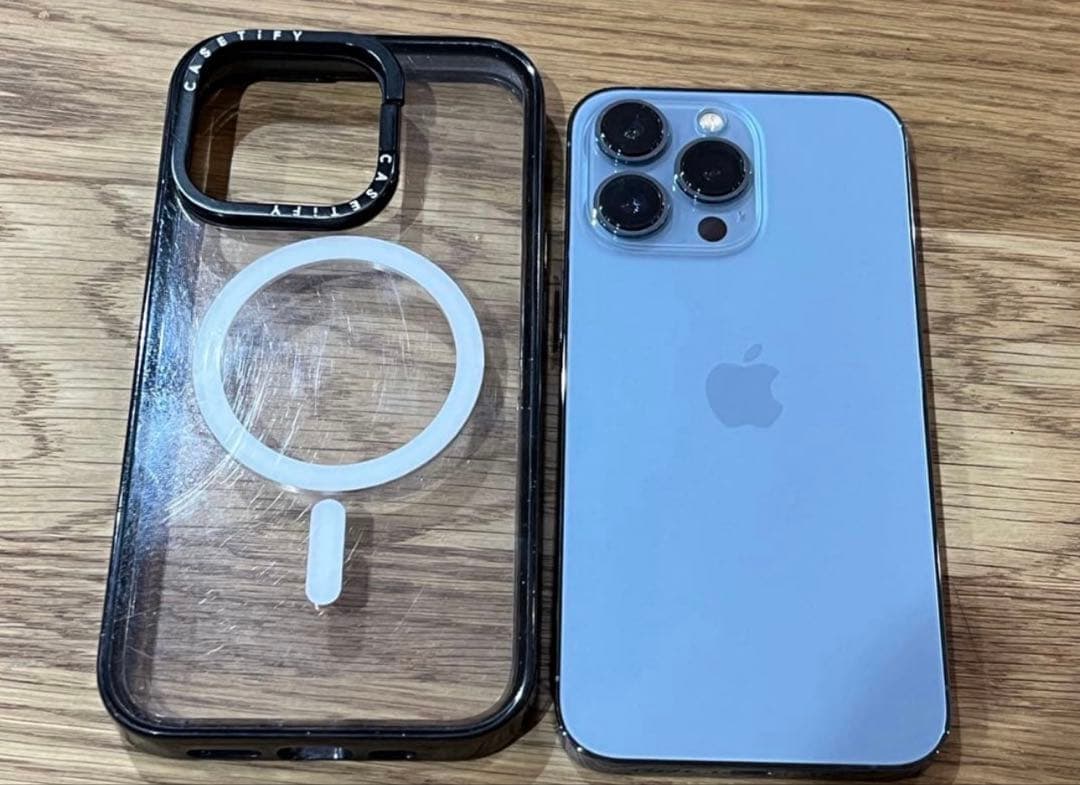 iPhone13pro 512GB シエラルブルー CASETiFYケース
