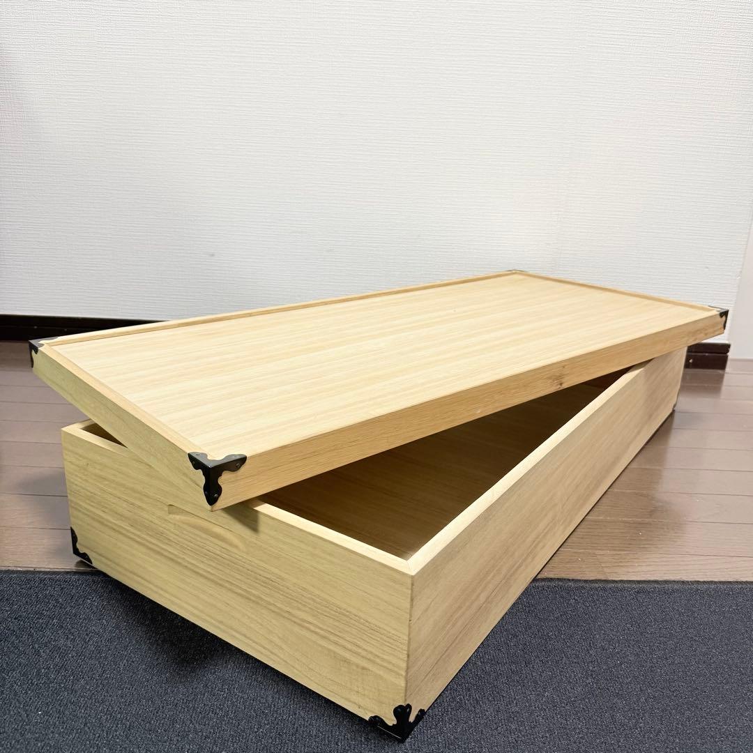 【極美品】桐素材衣装ケース 1段 桐箱 桐製