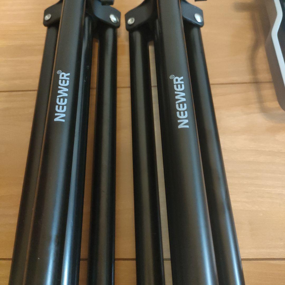 【2個セット・美品】NEEWER NL480 LEDライト スタンド付 撮影照明