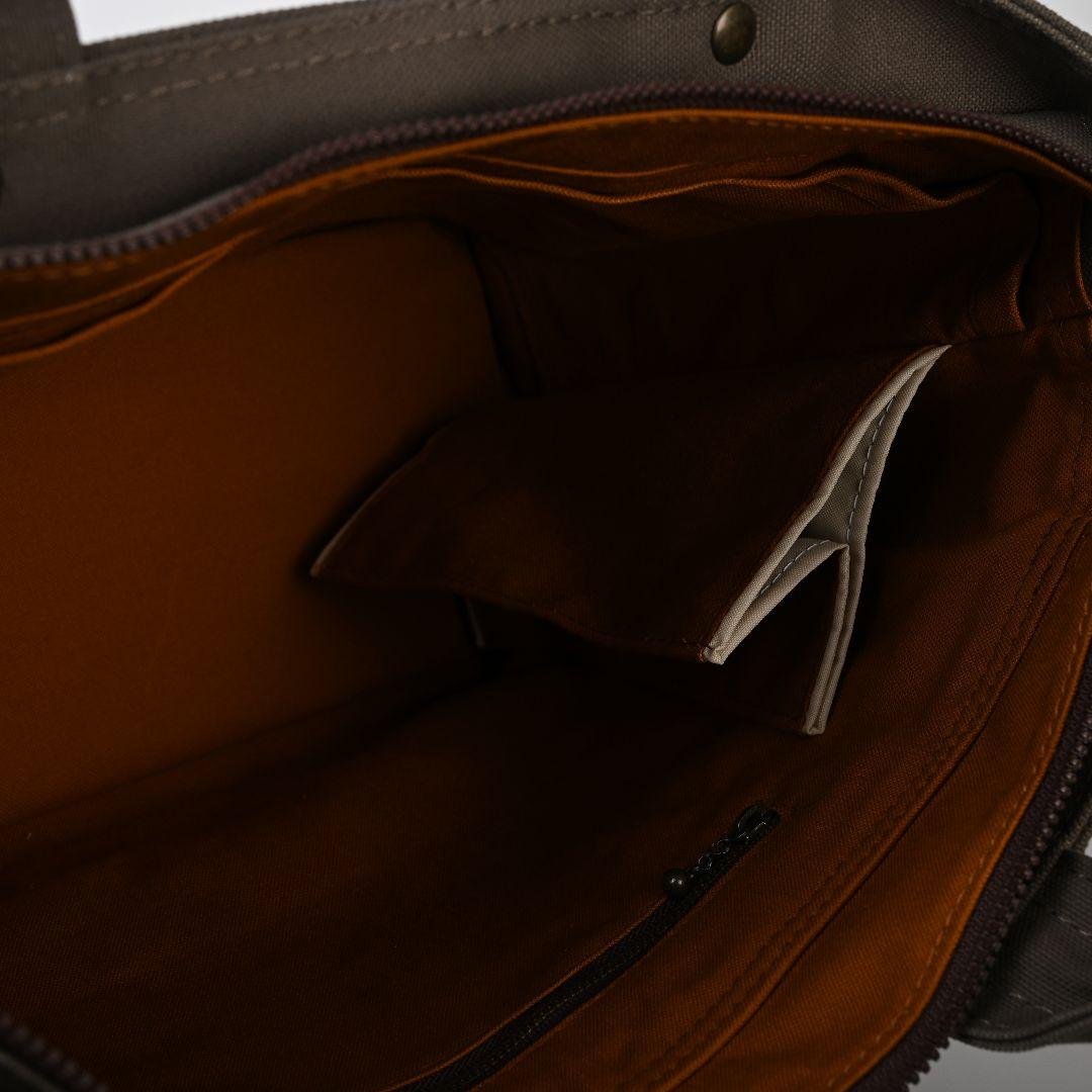 [KOKO]8号/11号×倉敷帆布×8番糸 サイドポケット付トート特大