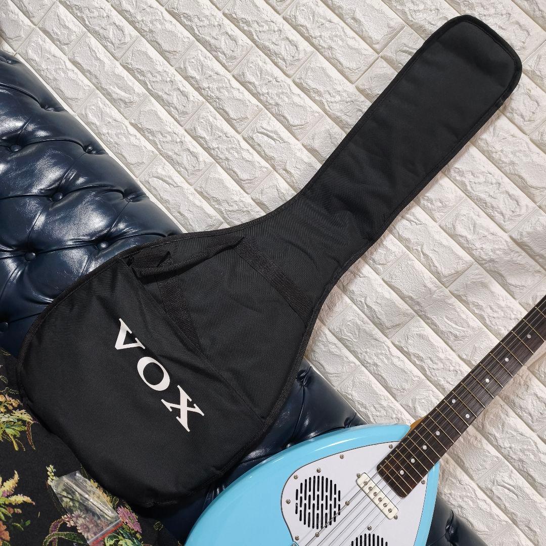 VOX APACHE-1 アンプ内蔵ミニエレキギター 水色 トラベルギター