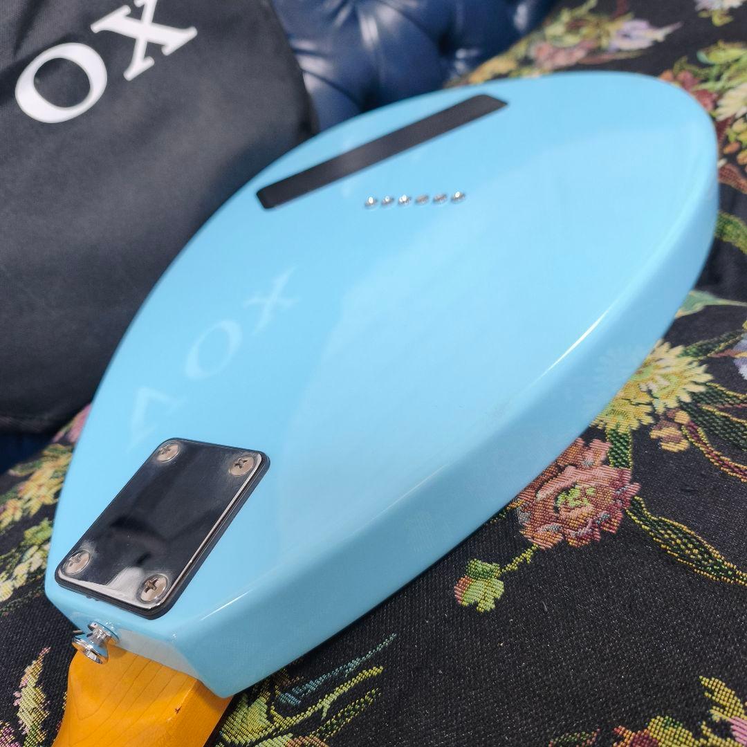 VOX APACHE-1 アンプ内蔵ミニエレキギター 水色 トラベルギター