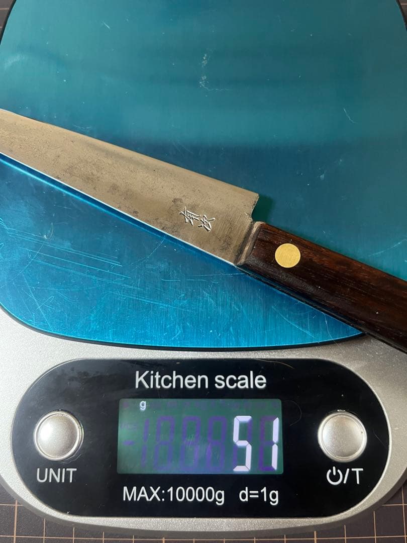 有次 ペティナイフ スウェーデン鋼 刃渡り 約12cm 研ぎ済み 包丁