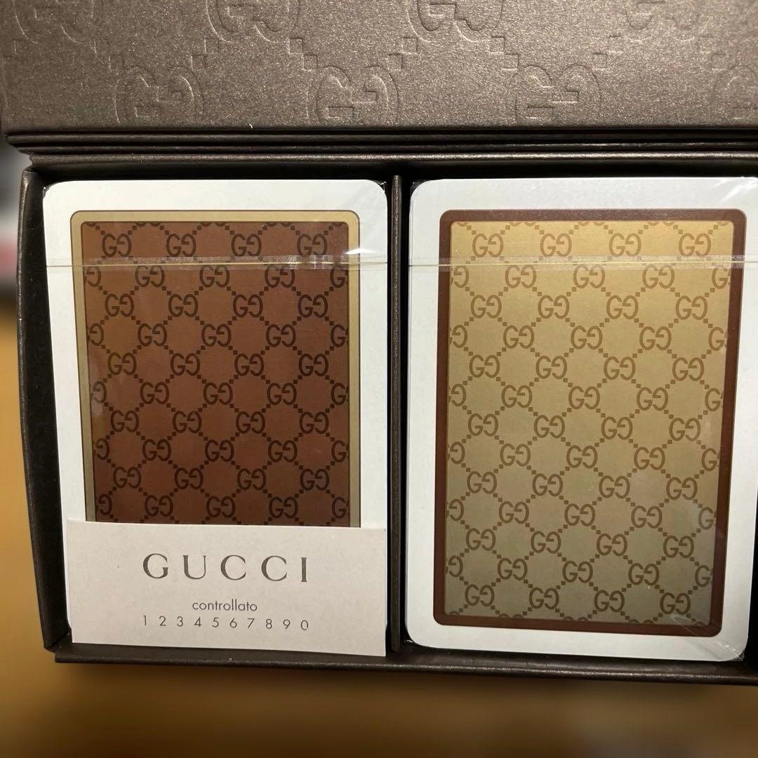 新品未開封GUCCIトランプ Gucci 2 デック 希少