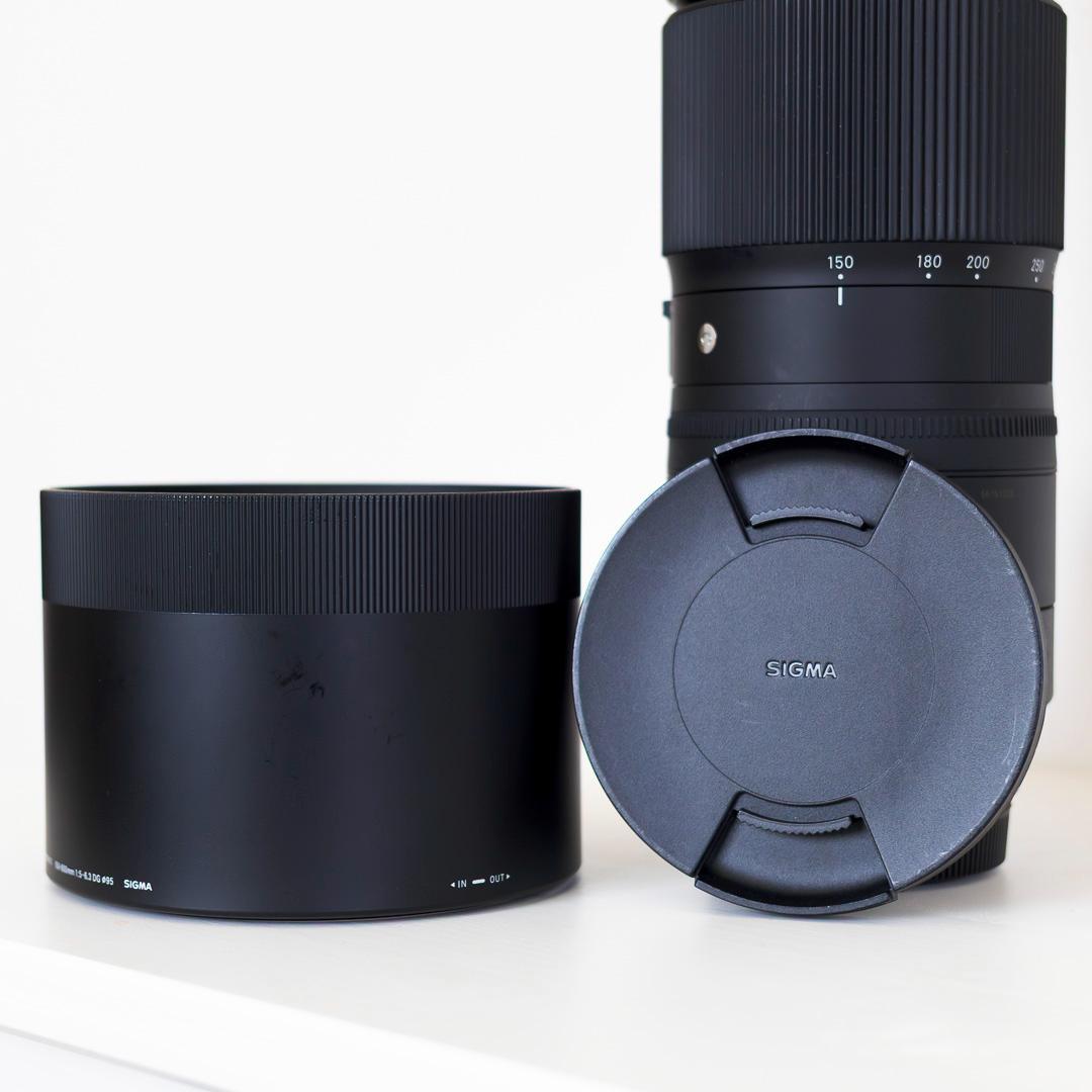 SIGMA 150-600mm 1.4×テレコンとレンズ保護フィルターのセット