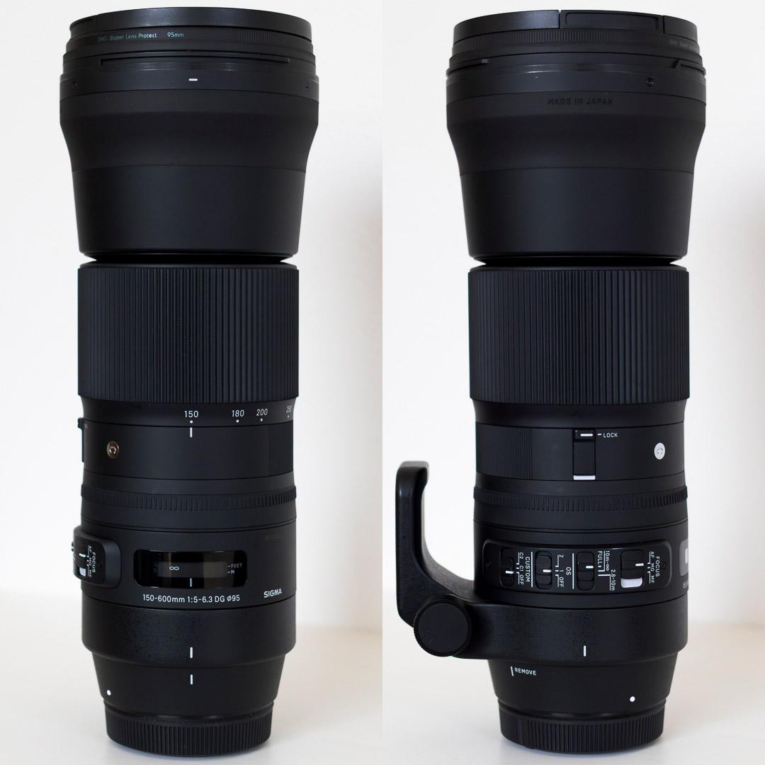 SIGMA 150-600mm 1.4×テレコンとレンズ保護フィルターのセット