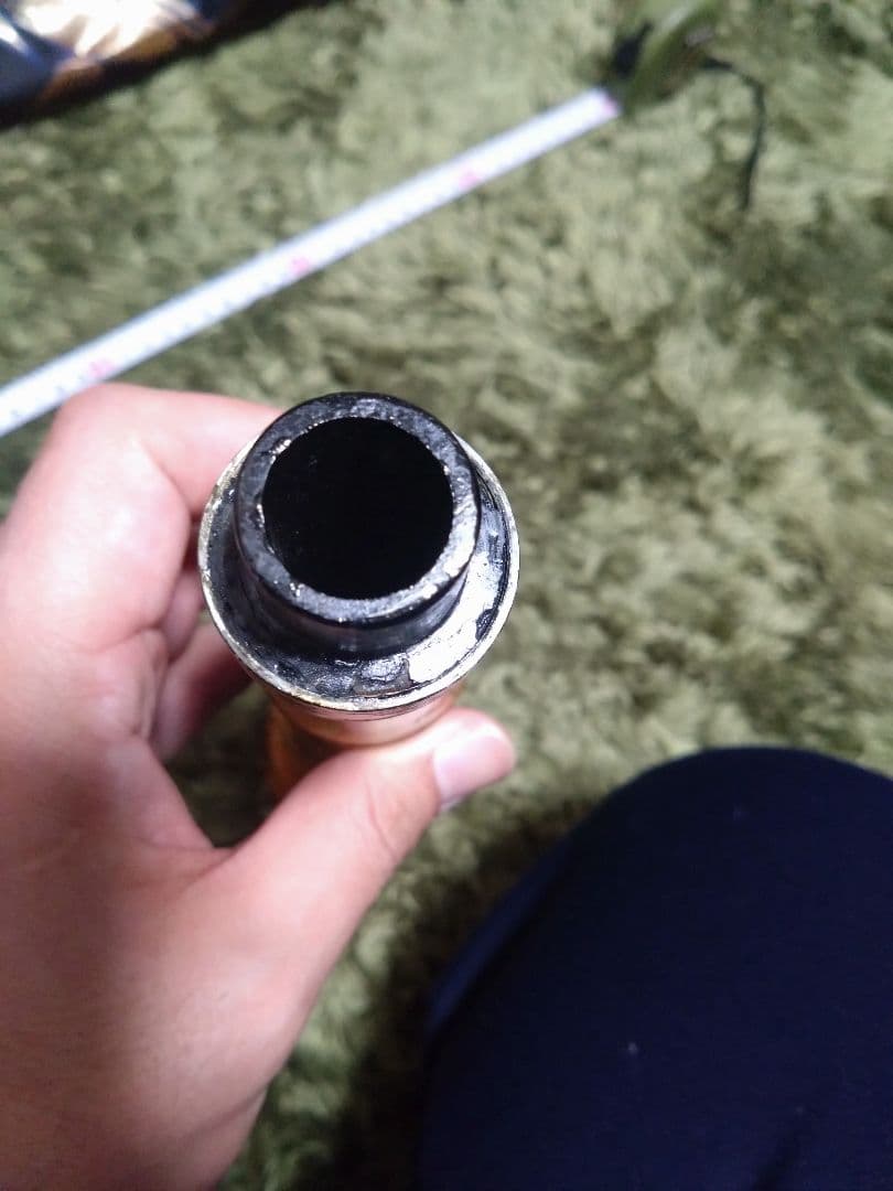 都山流　尺八本体 竹製 専用ケース付き 約54cm　銘無し