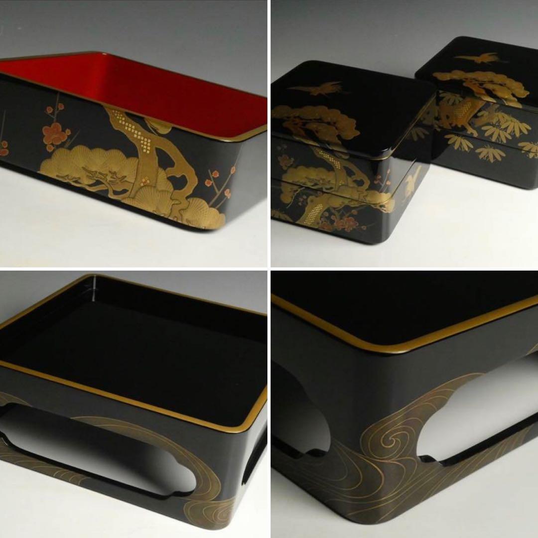 【極レア】180万円 輪島塗り 重箱 台付 婦人画報