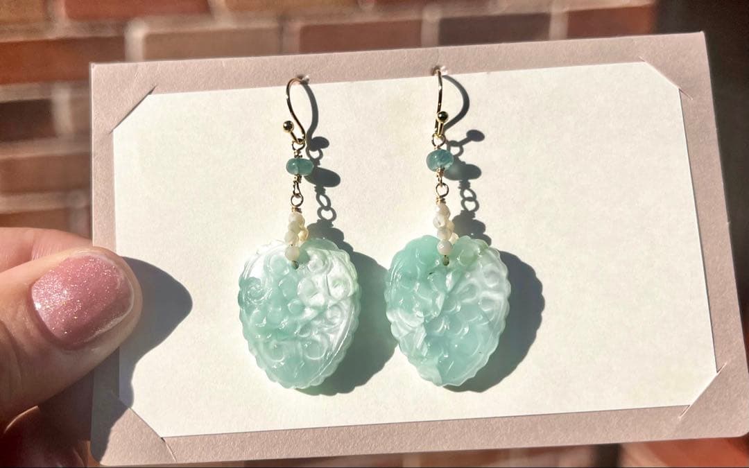 レア♡ヘミモルファイトのパフィーハートカービング