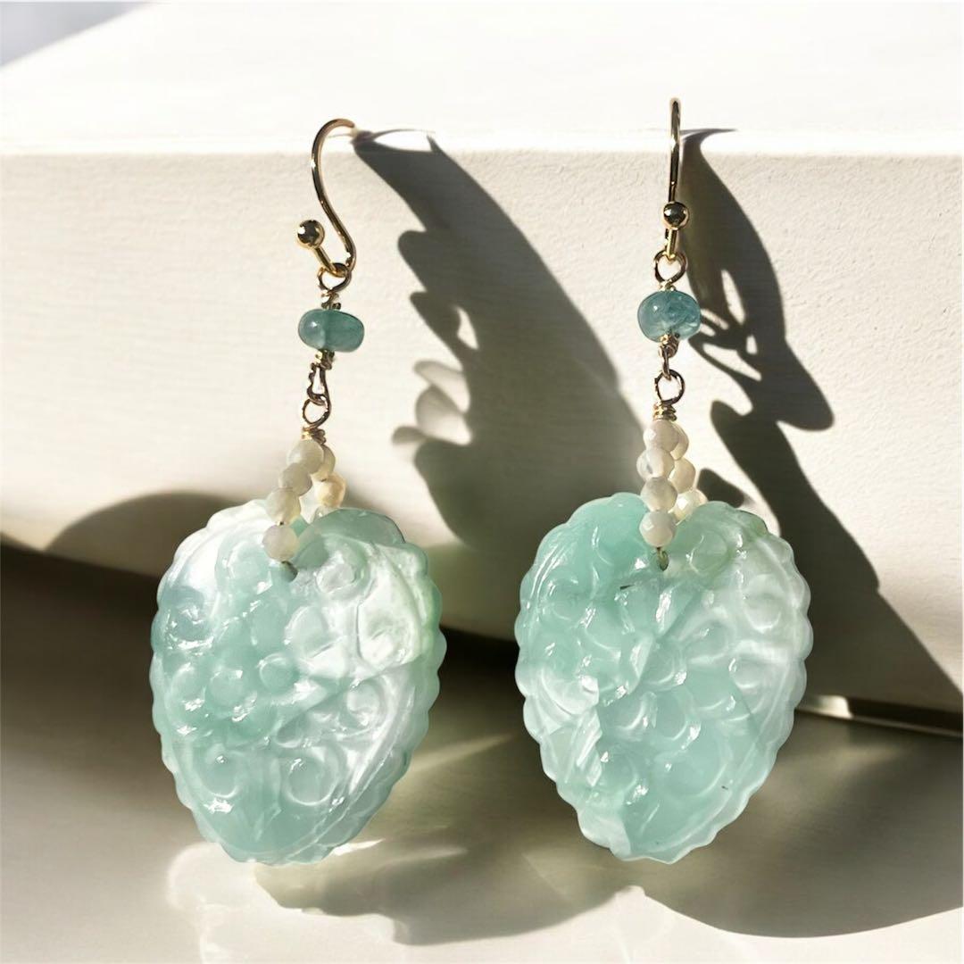 レア♡ヘミモルファイトのパフィーハートカービング