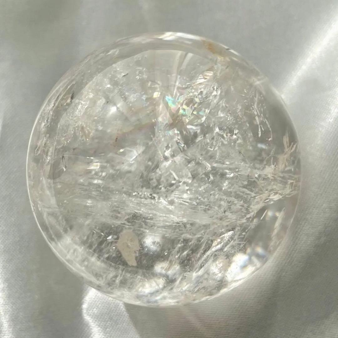 ② ピンクアゼツライト 44.1mm スフィア ピンクファイヤークォーツ台座あり