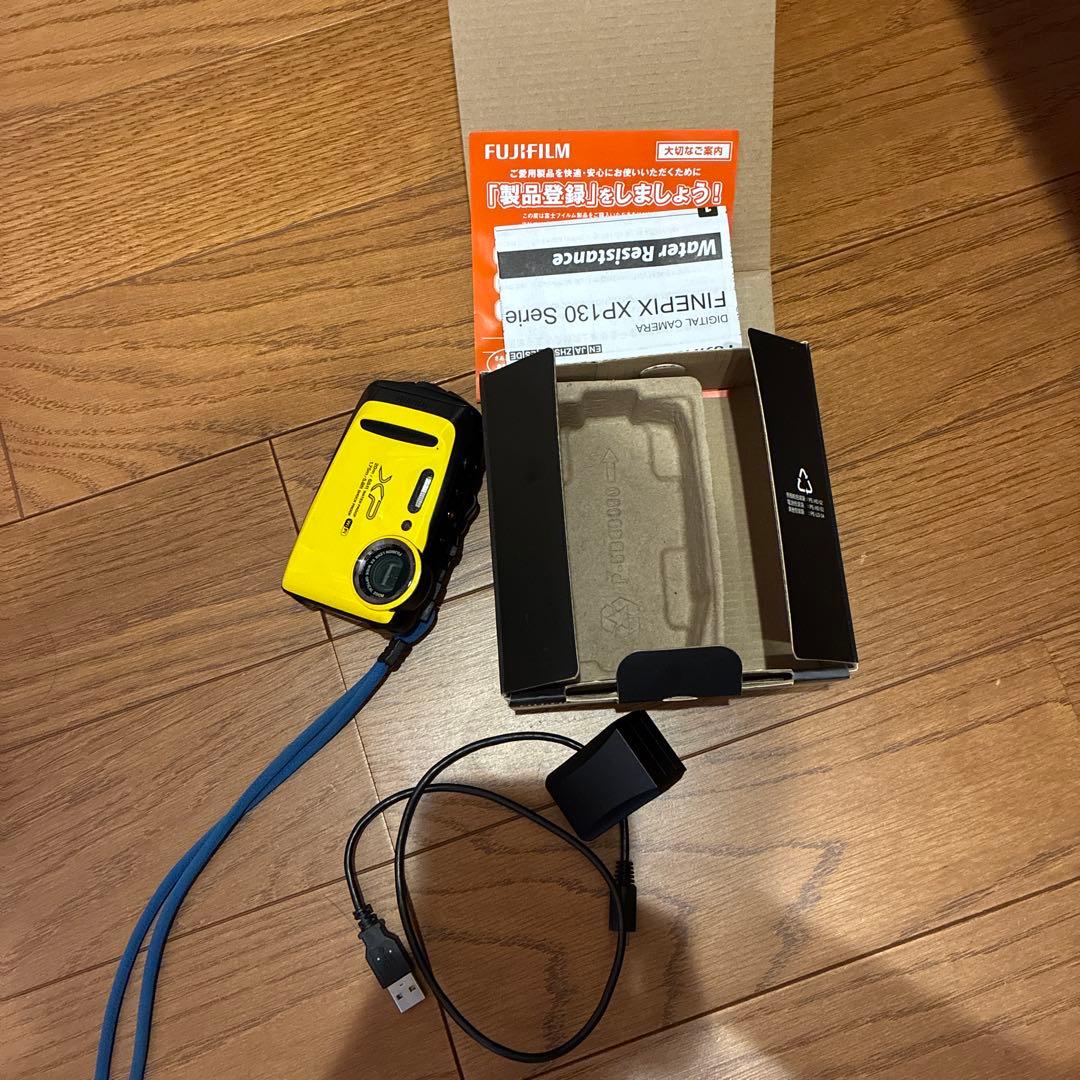 【動作確認】富士フイルムFinepix XP130 デジタルカメラ イエロー