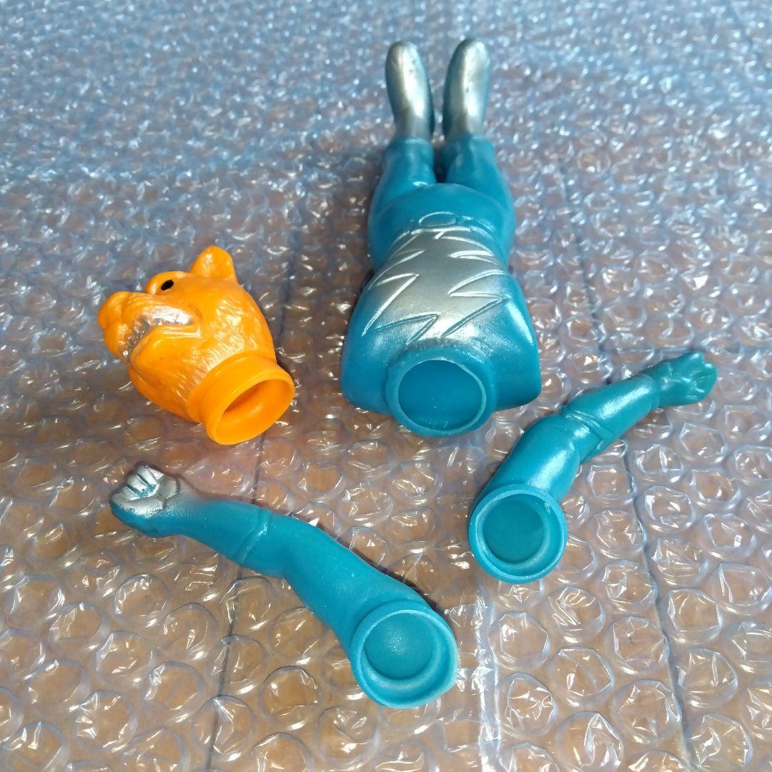 無版権　パチ　タイガーセブン風　ミドルサイズ　ソフビ　当時物