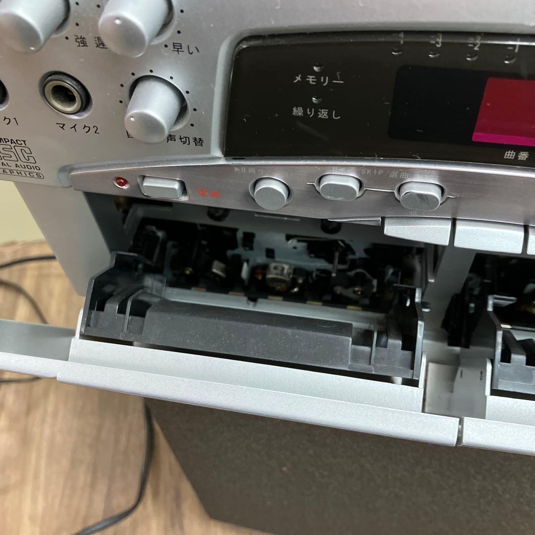 3F SOWA 創和 カラオケシステム CSG-28 CD/ダブルカセット 家電
