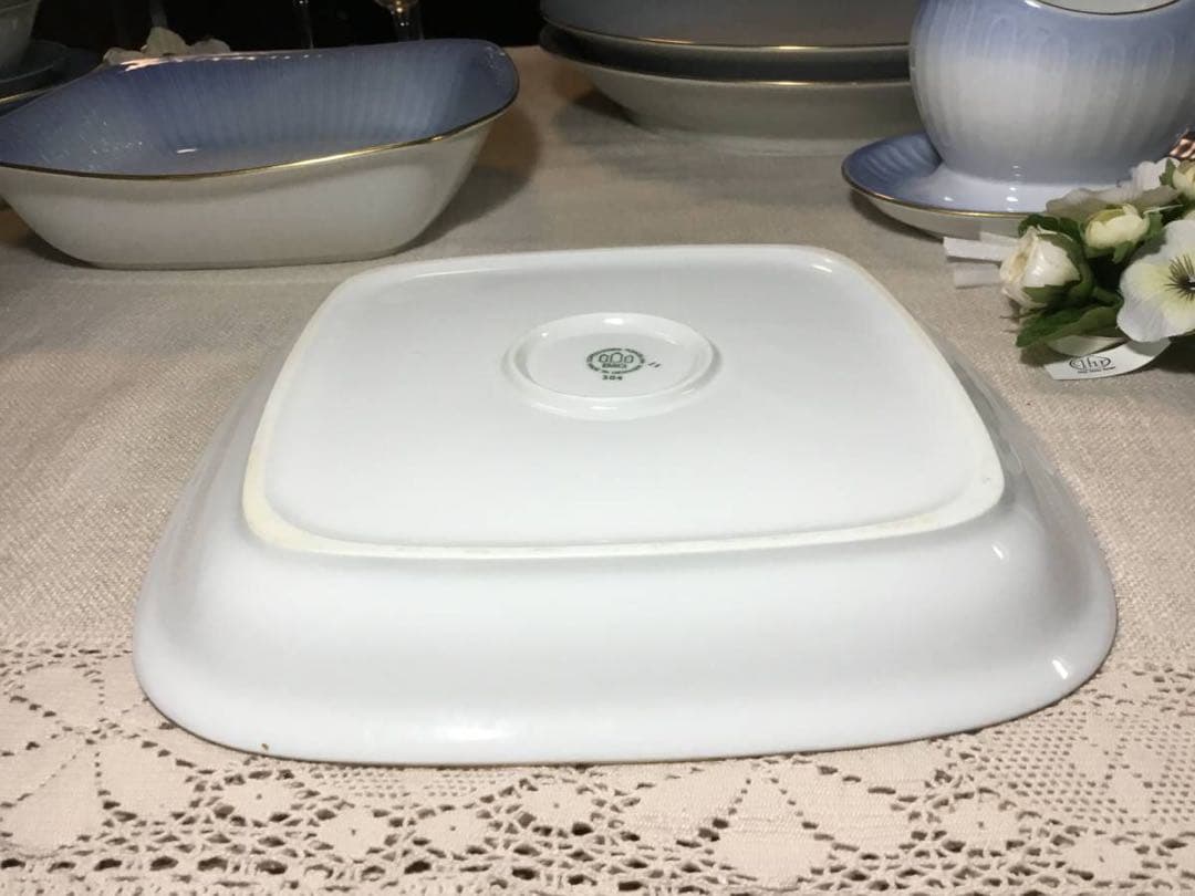 B＆G◆バレリーナ/ 四角プレート ◆希少 ビングオーグレンダール 北欧