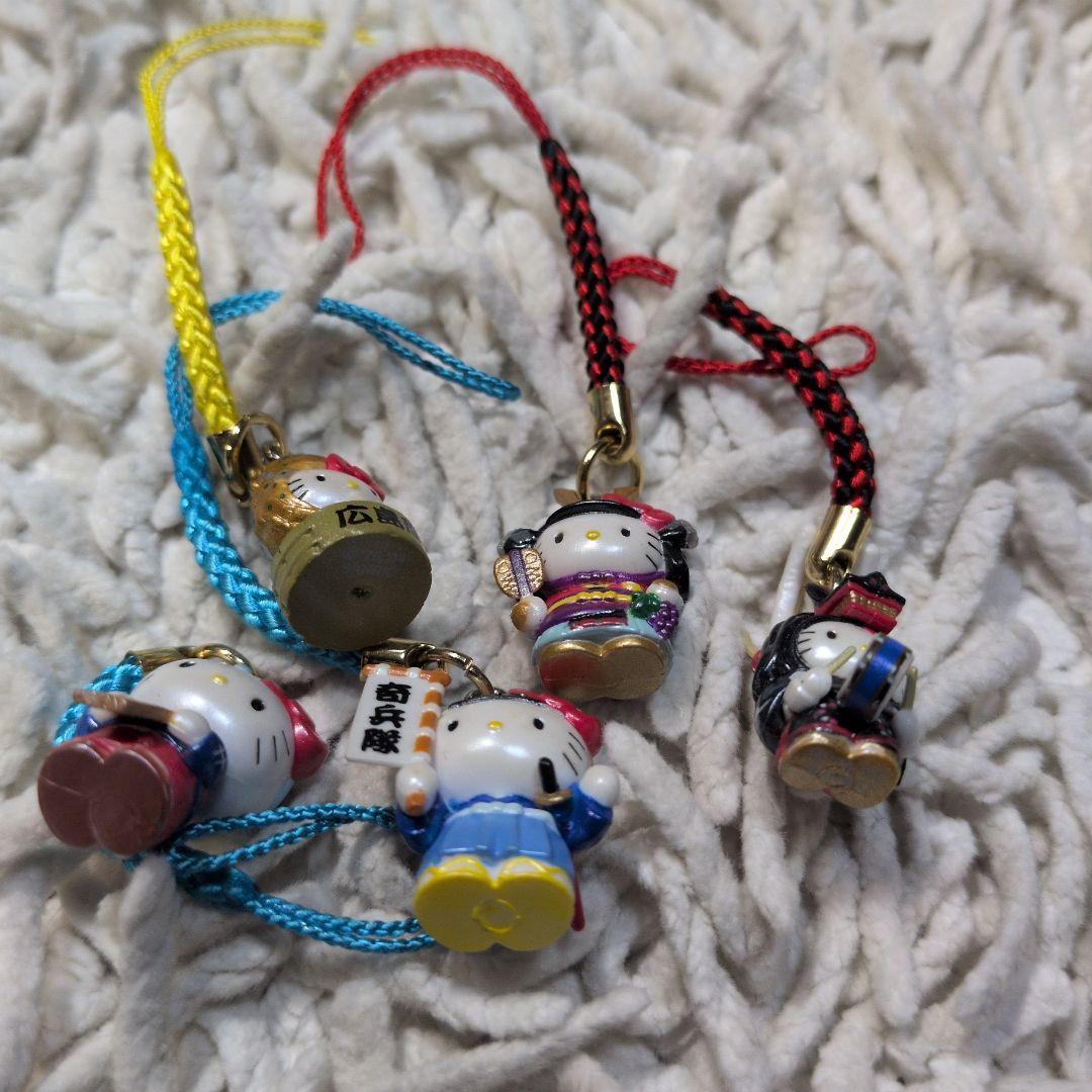 ハローキティ地域限定コレクターズマスコット スペシャル ストラップ5点セット