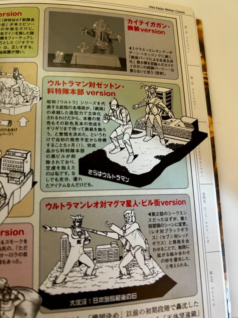 ウルトラ怪獣名鑑戯画報　本(中古)＋フィギュア(未開封) 箱付き