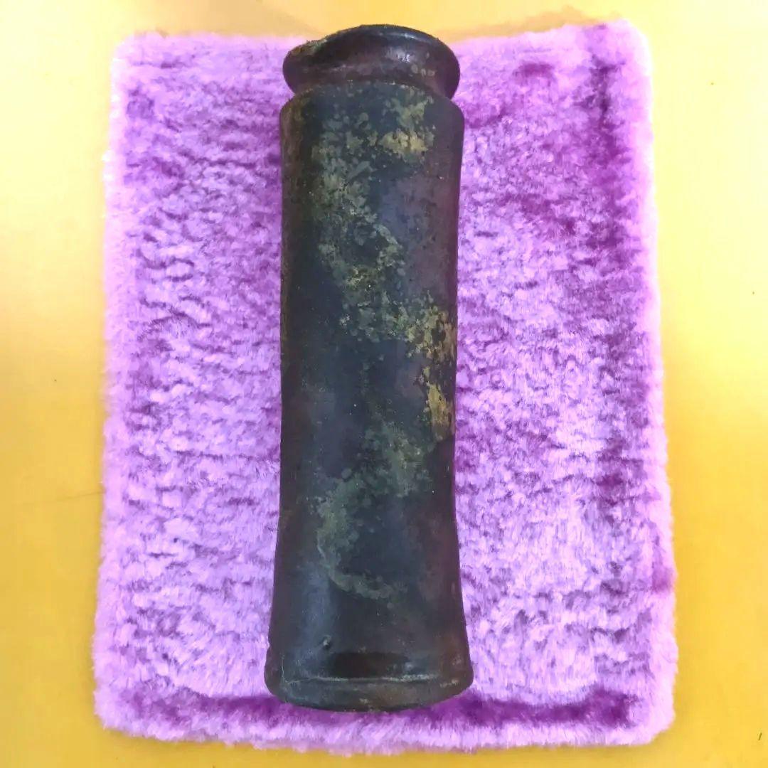 骨董品 丹波焼 花入 5代目 市野新右衛門 共箱 共布 陶印有 茶道具 極美品