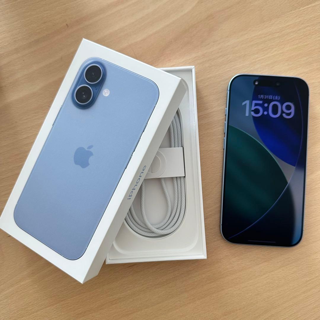 【超美品】iPhone17 512GB ミストブルー 本体