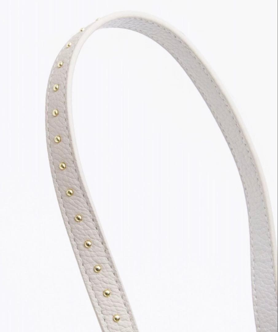 DEMIU iPhone 15 ケース スタッズ ショルダー ストラップ付き