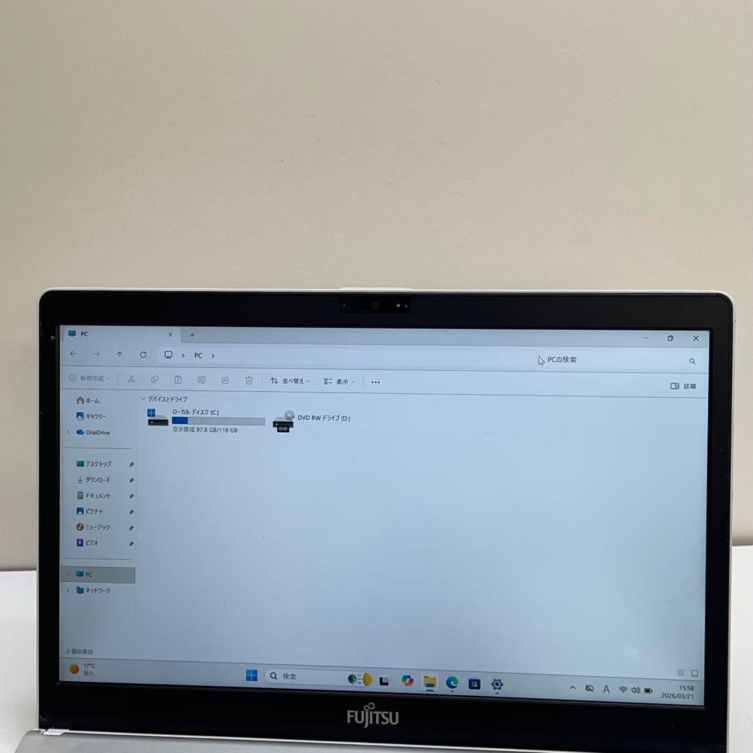 富士通 LIFEBOOK SH75/B1 i5-7200U 8GB SSD128