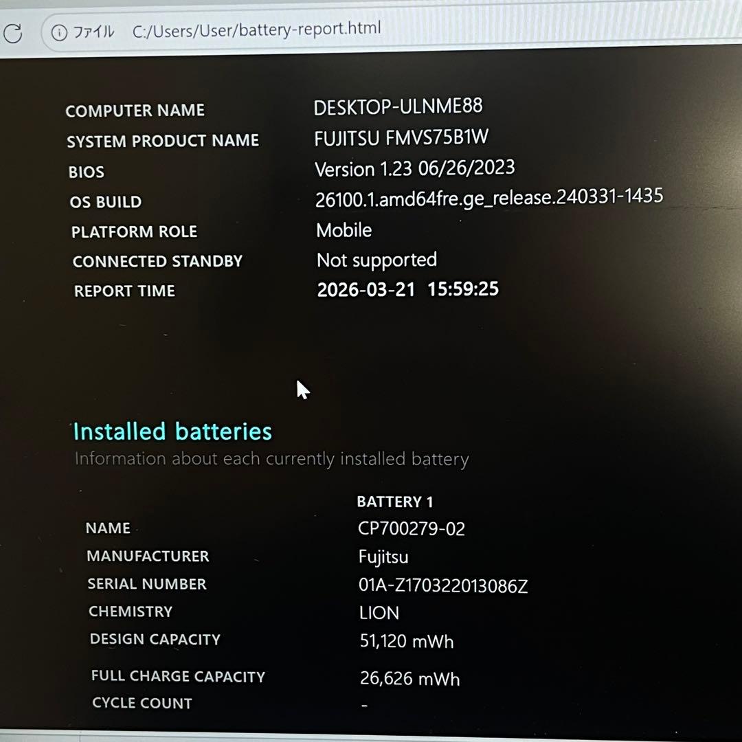 富士通 LIFEBOOK SH75/B1 i5-7200U 8GB SSD128