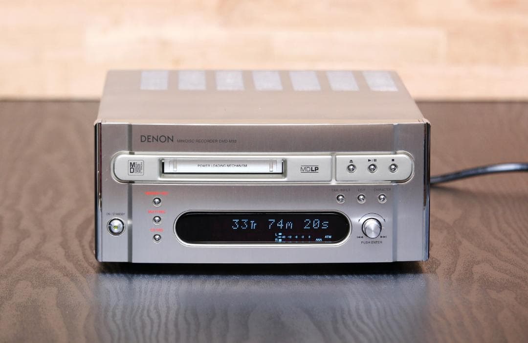 DENON DMD-M33　MDデッキ　MDプレイヤー/レコーダー　完動品
