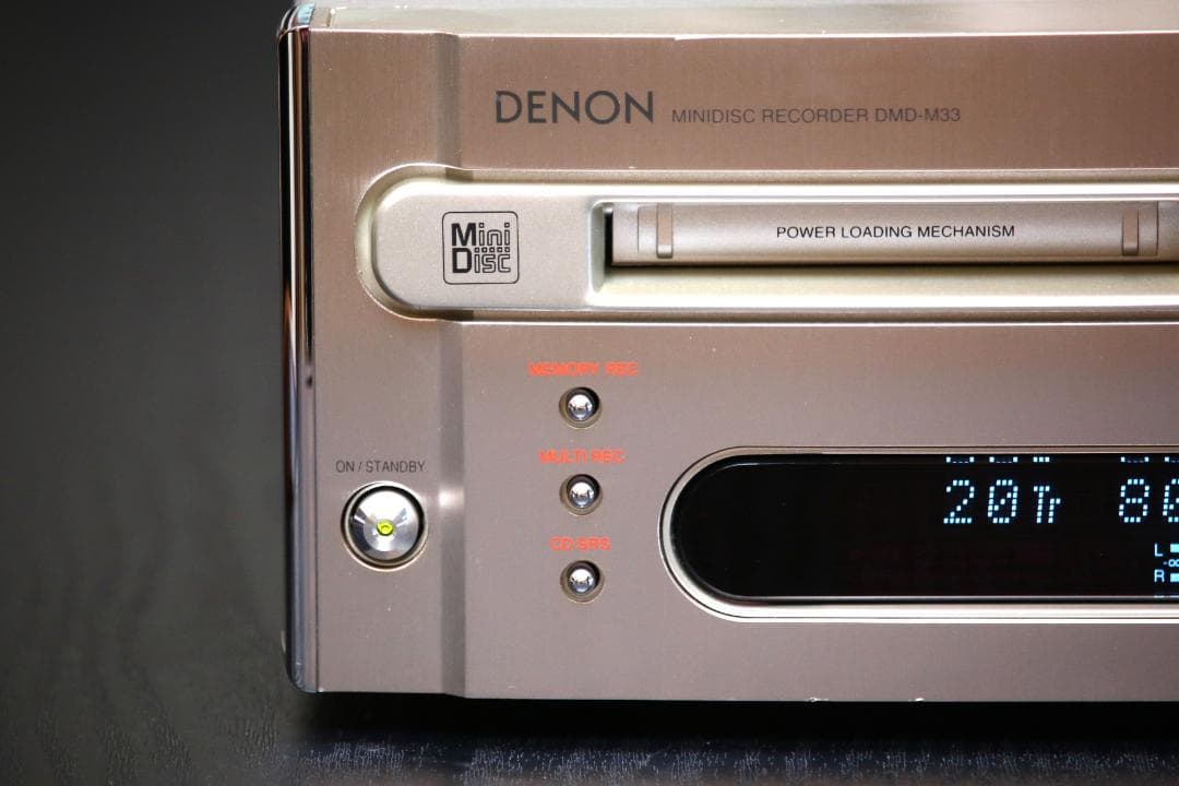 DENON DMD-M33　MDデッキ　MDプレイヤー/レコーダー　完動品