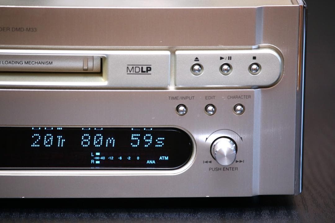 DENON DMD-M33　MDデッキ　MDプレイヤー/レコーダー　完動品