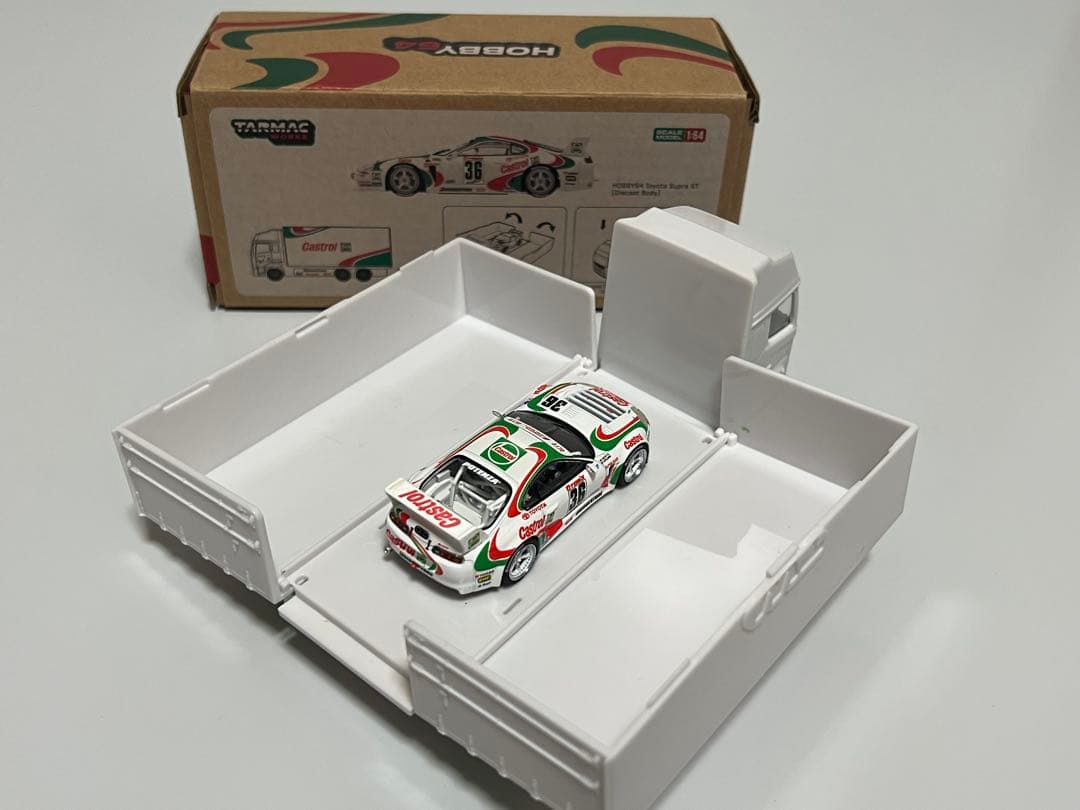 ミニカー Tarmac Castrol Supra GT Truck Hobby64