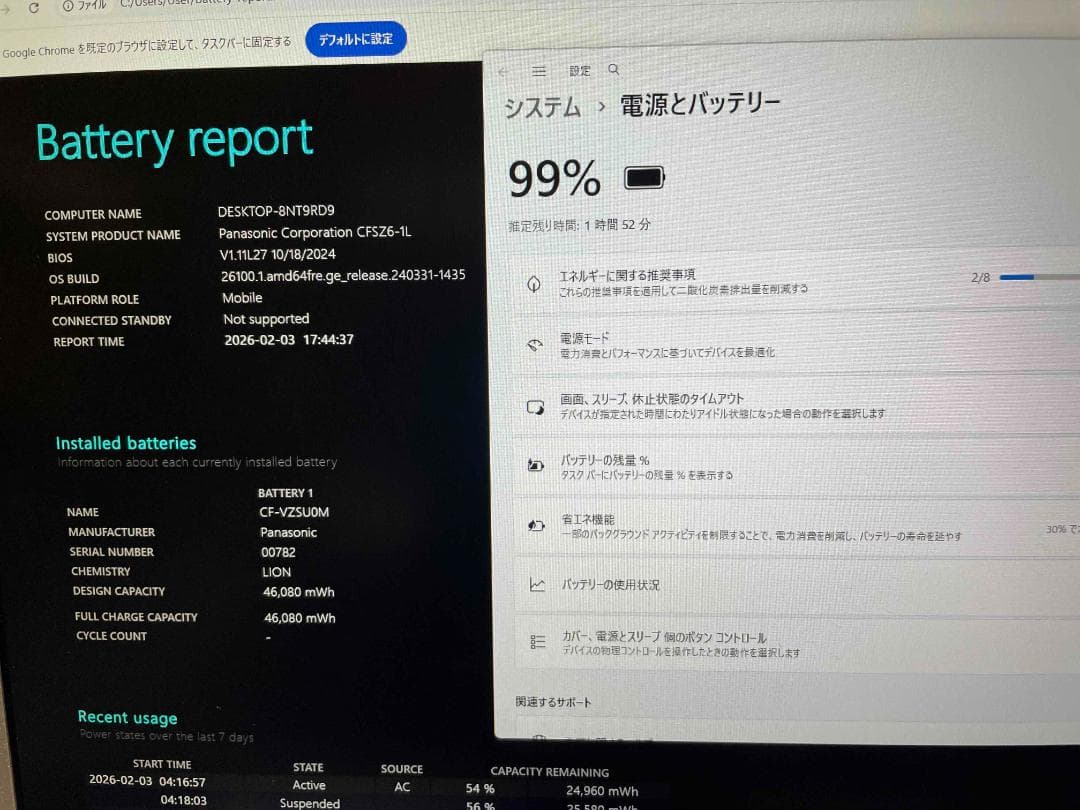 Win11 Office搭載 CF-SZ6 メモリ8GB 新品SSD240GB