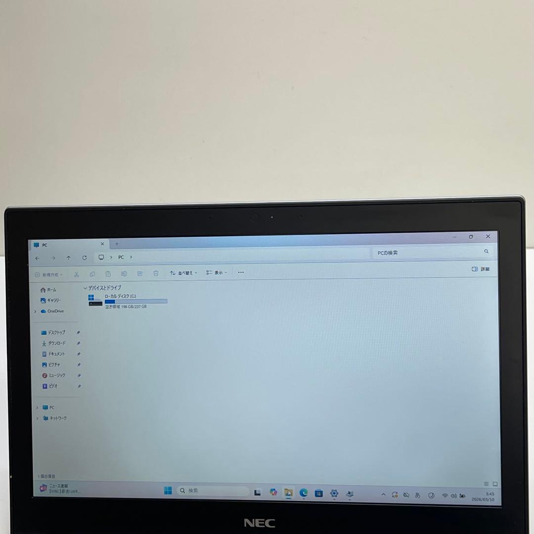 Windowsノート本体 NEC VersaPro VB-4 i5-8250U 8GB SSD256GB