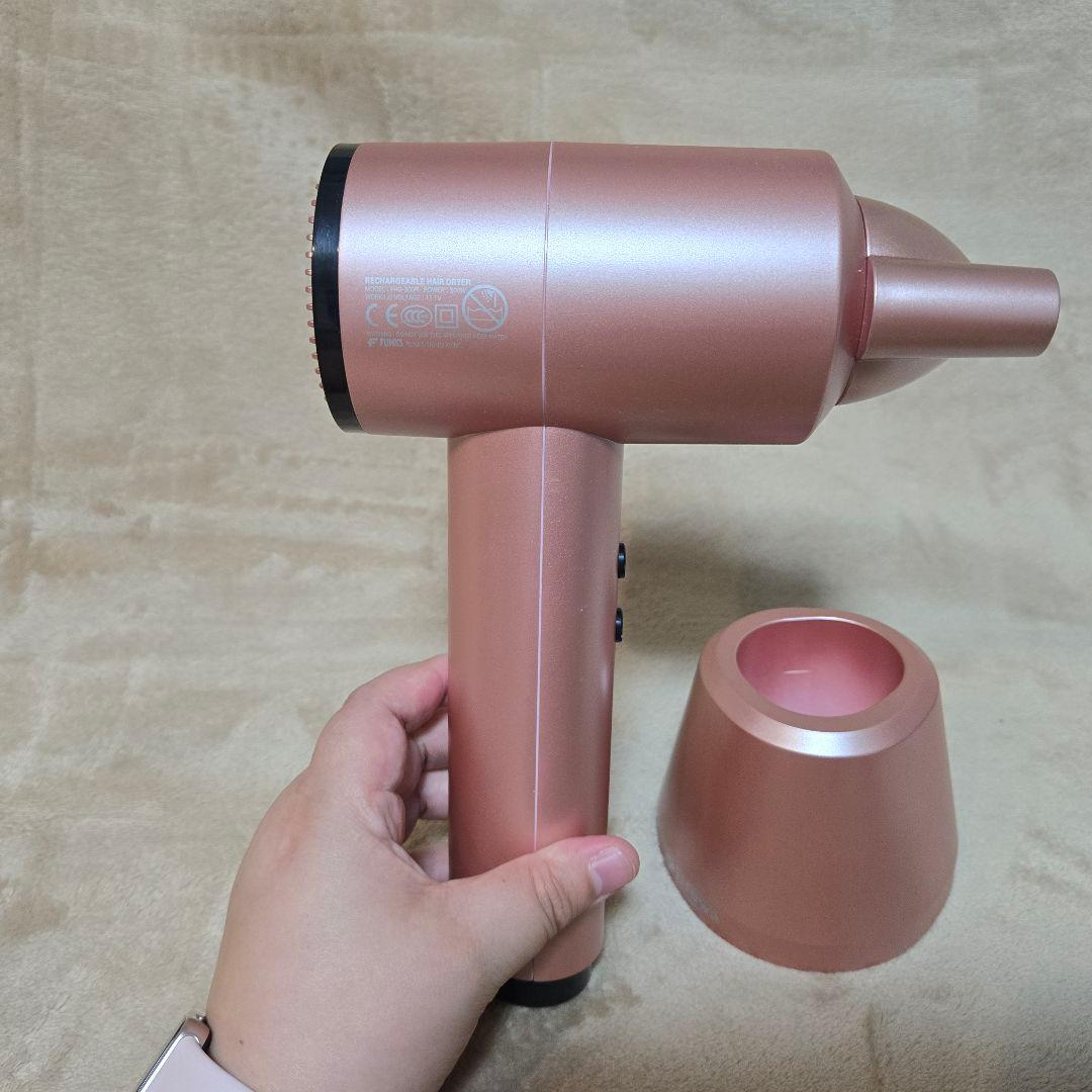 【美品】lifuwa (リフワ) 充電式 コードレス ヘアドライヤー 箱付き