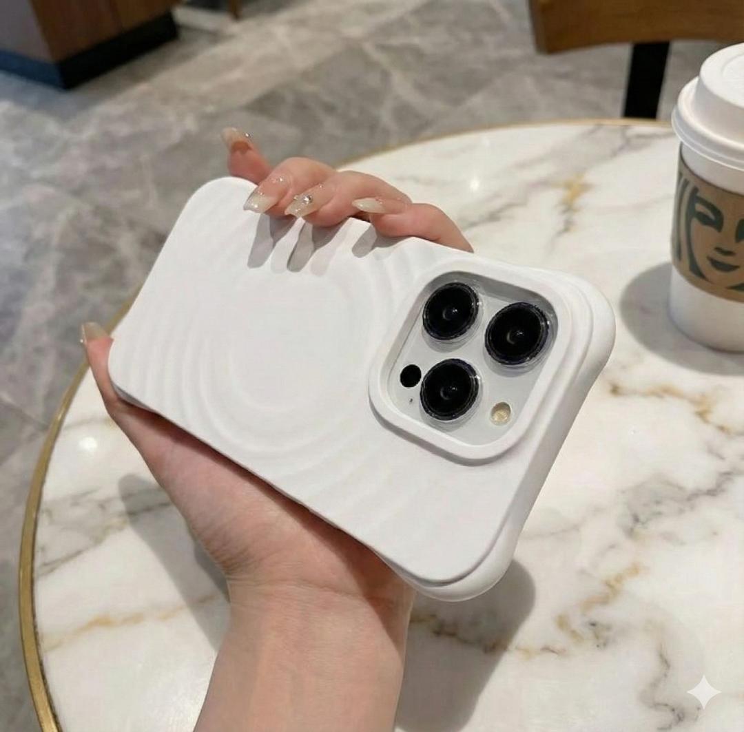 【選べる機種】iPhoneケース MagSafe対応　シリコン　波